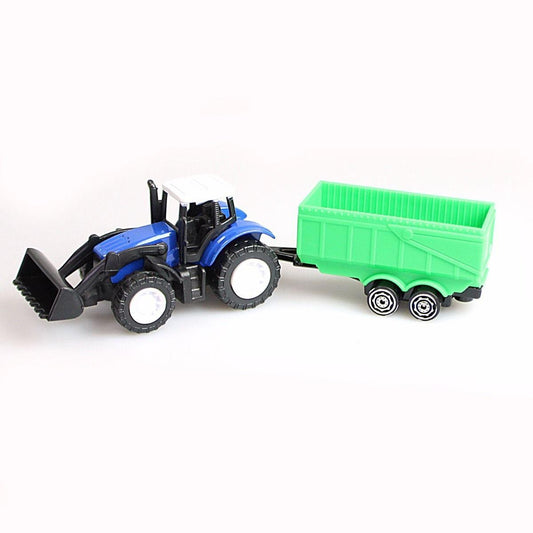 Set Of 2 Off Road Farm TRACTOR & TRAILER  0601 (Parcel Rate)