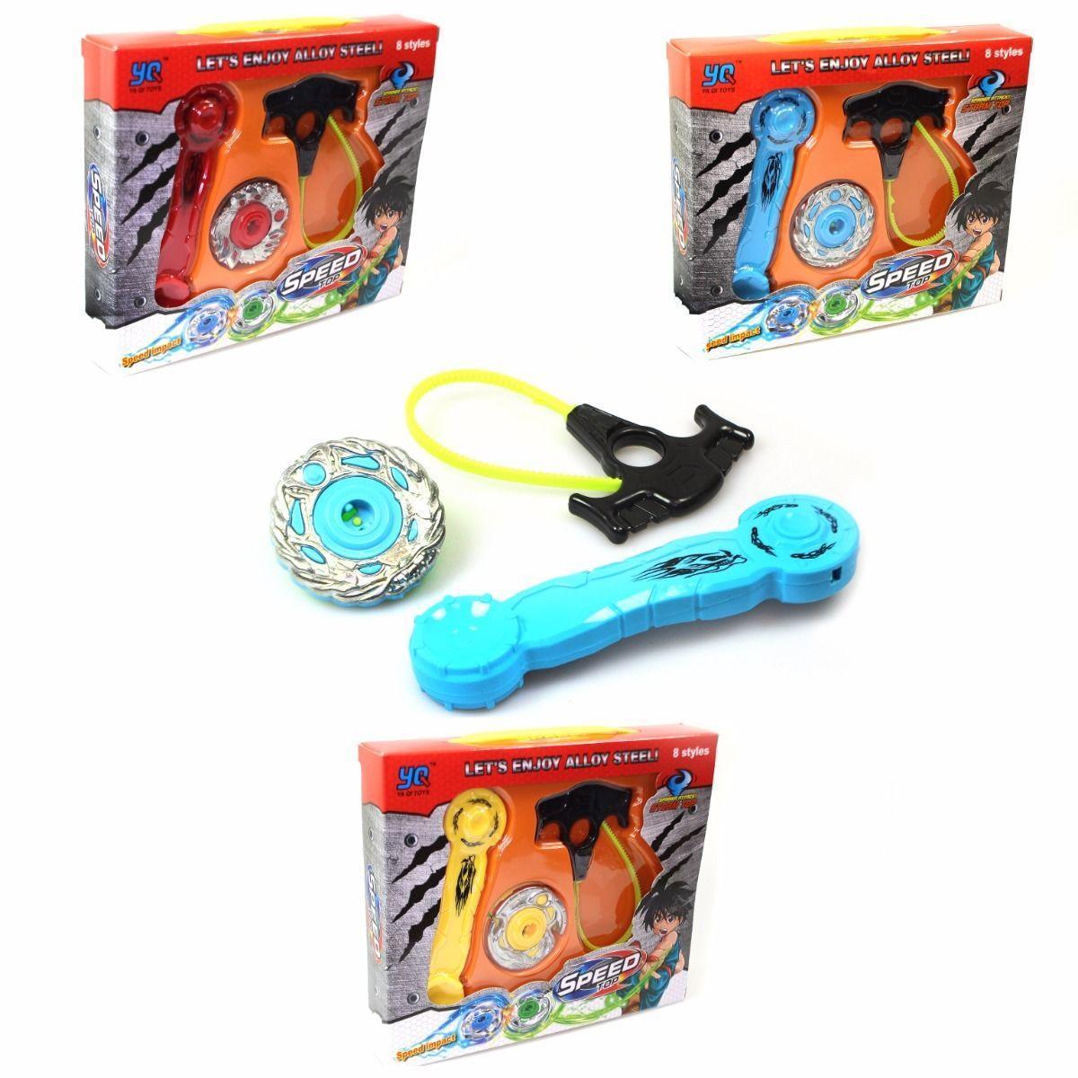 Spinner Attack Speed Top Clash Tornado Speed Top Metal Fusion Handle Launcher  5141 (Parcel Rate)
