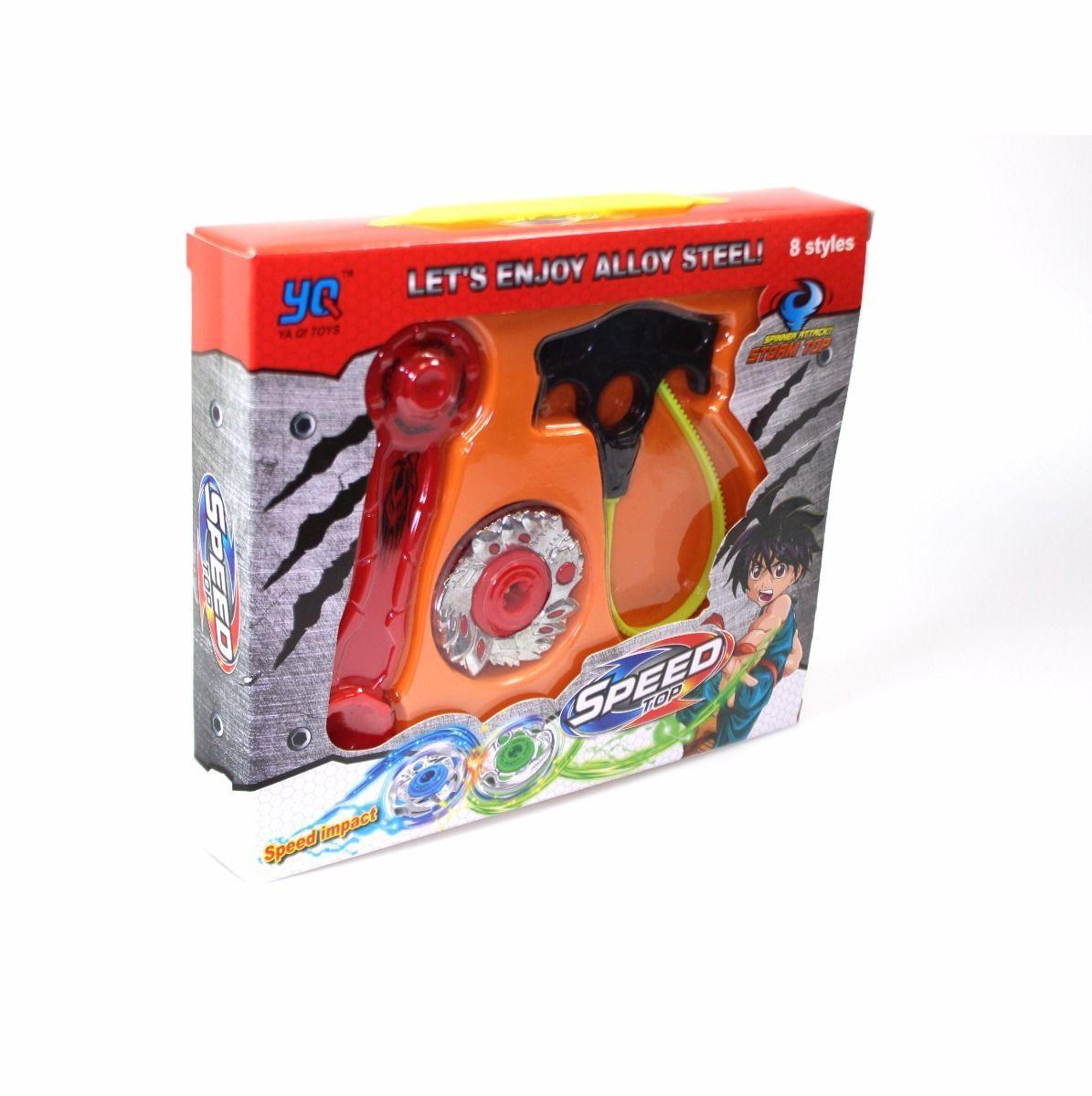 Spinner Attack Speed Top Clash Tornado Speed Top Metal Fusion Handle Launcher  5141 (Parcel Rate)