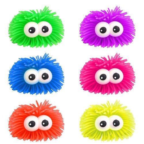Stress Puffer Balls With Bulging Eyes Squidgy Squeezy Play Sensory Toy x 2  1496 (Parcel Rate)