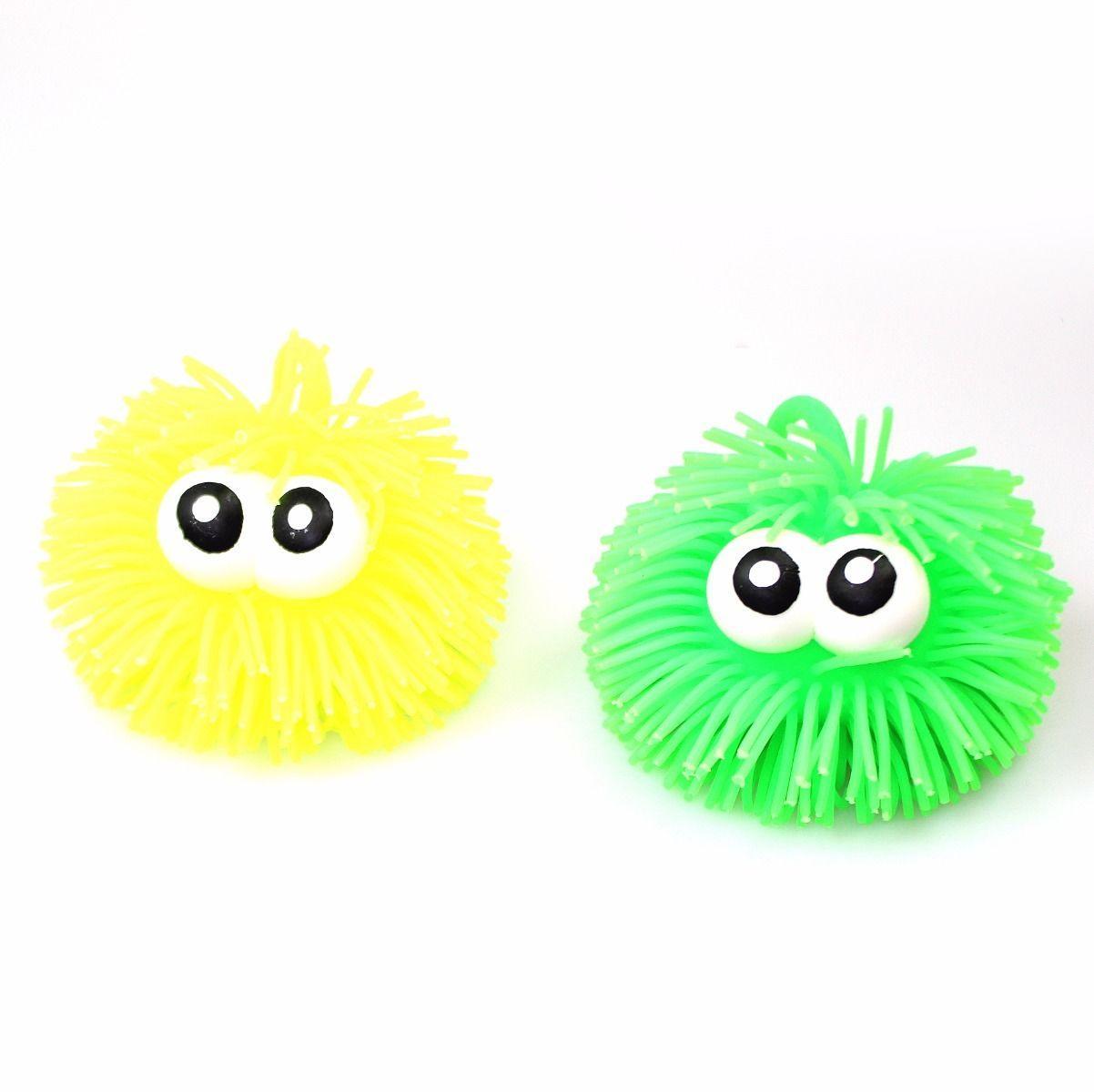Stress Puffer Balls With Bulging Eyes Squidgy Squeezy Play Sensory Toy x 2  1496 (Parcel Rate)