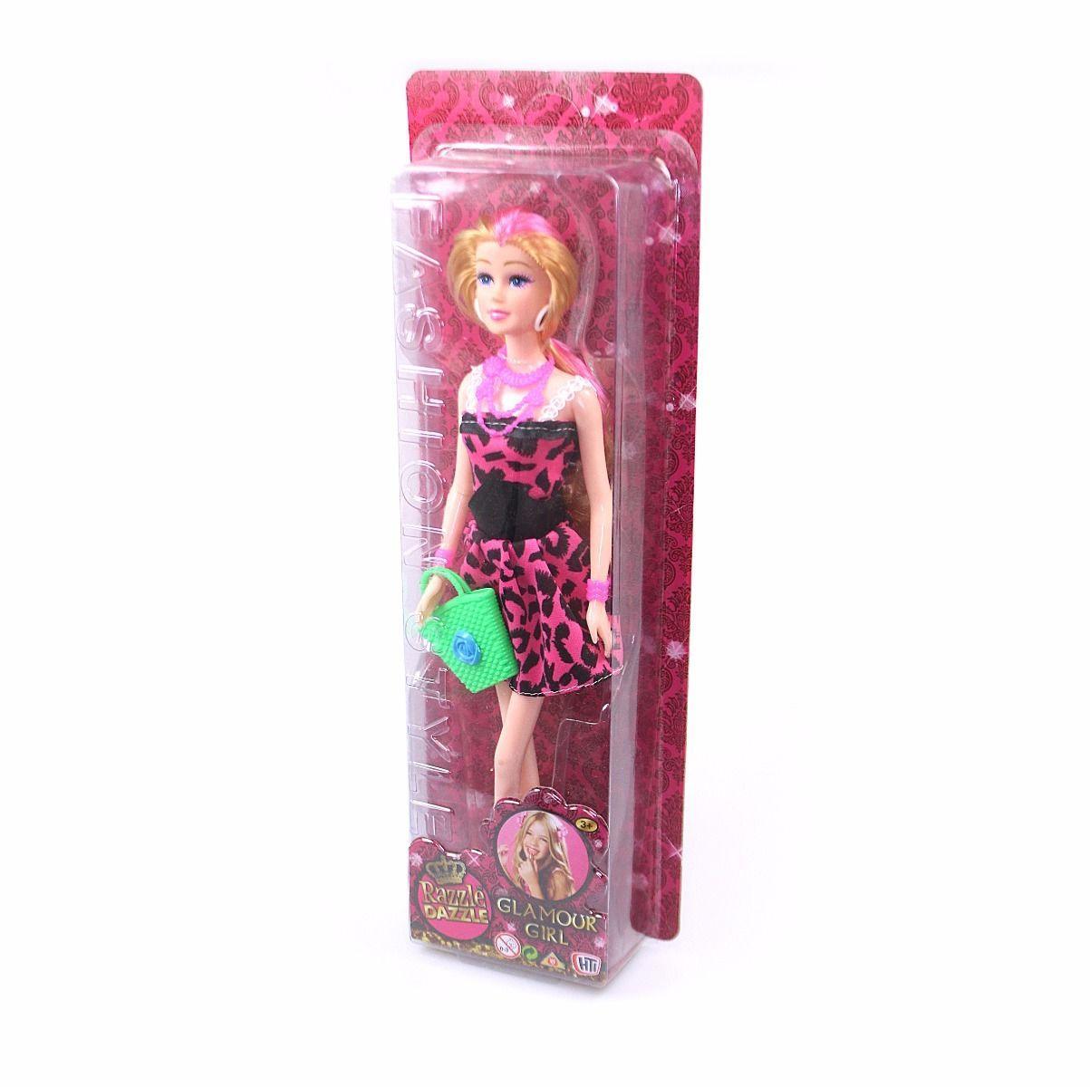 Girls Razzle Dazzle GLAMOUR GIRL DOLL -Fashion Doll, Imaginitive Play Doll Gift   0021 (Parcel Rate)