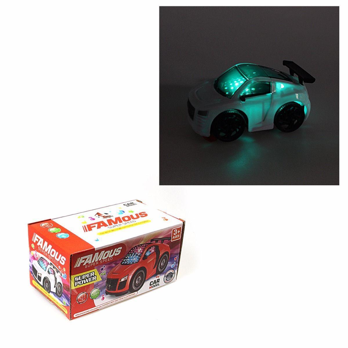 Kids Super Power Light & Sound Super Speed Car Interactive Battery Powered Car Toy4169 (Parcel Rate)