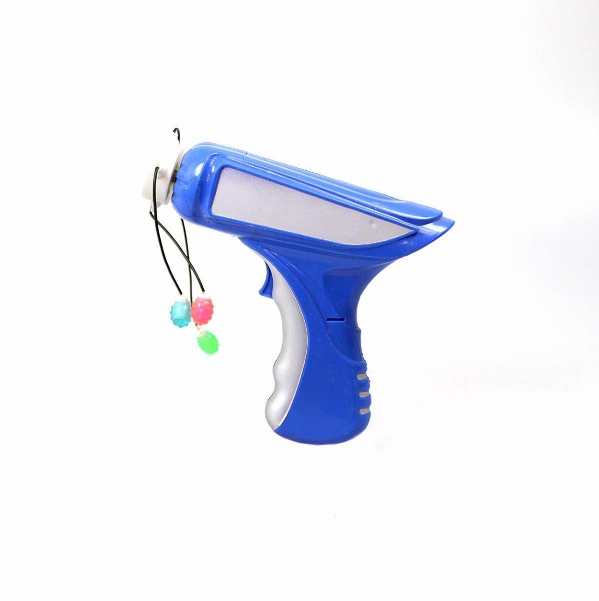 Kids Light Up LED Spinner Toy Gun Rope Spin Propellor Beads 3809 (Parcel Rate)