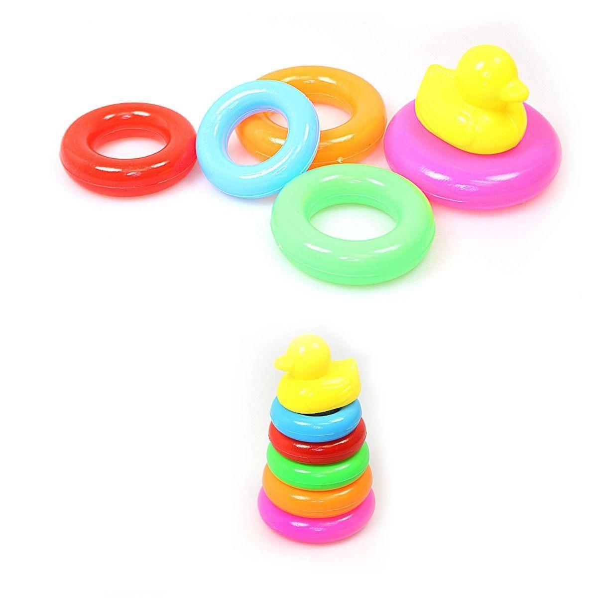 CHILDREN'S Duck RING TOSS HOOP Game -Stacking & Tossing Rings, Classic Game   0926 (Parcel Rate)
