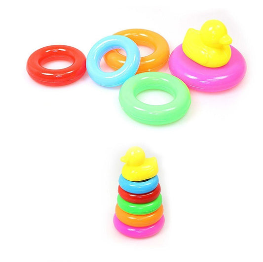 CHILDREN'S Duck RING TOSS HOOP Game -Stacking & Tossing Rings, Classic Game   0926 (Parcel Rate)