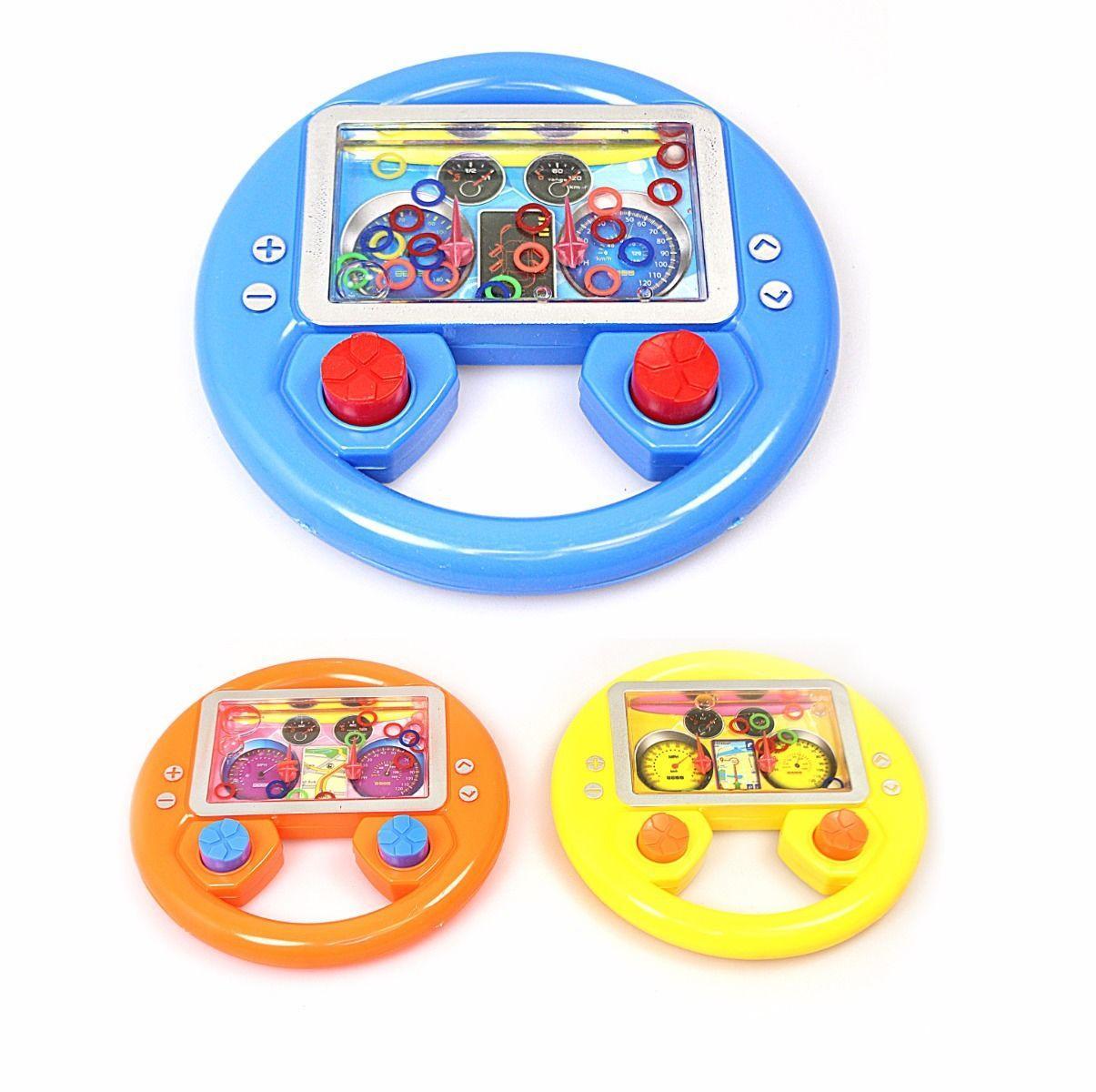 Kids Water Steering Toy Ring Toss Water Game Travel Learning Fun Toy Game 4418 (Parcel Rate)