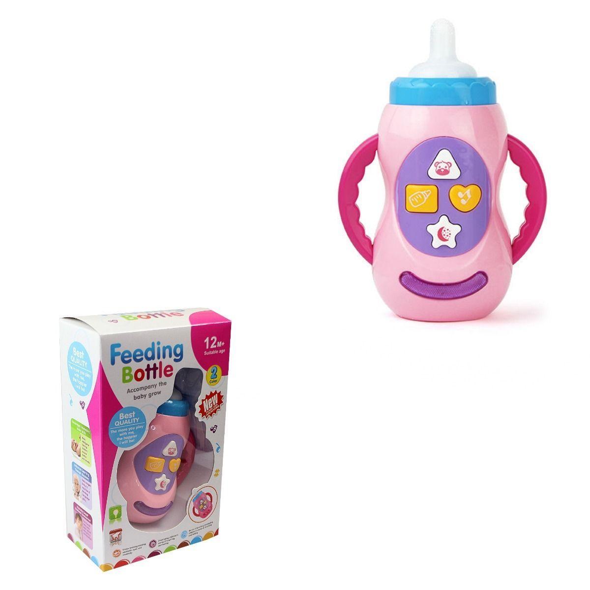Feeding Bottle Toy Light & Sound Touch & Feel Musical Developing Sense 12m + 4554 (Parcel Rate)