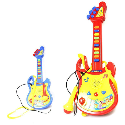 Kids MUSICAL GUITAR, Real Feel Keys & MICROPHONE, Built in Demonstration Music   3490 (Parcel Rate)
