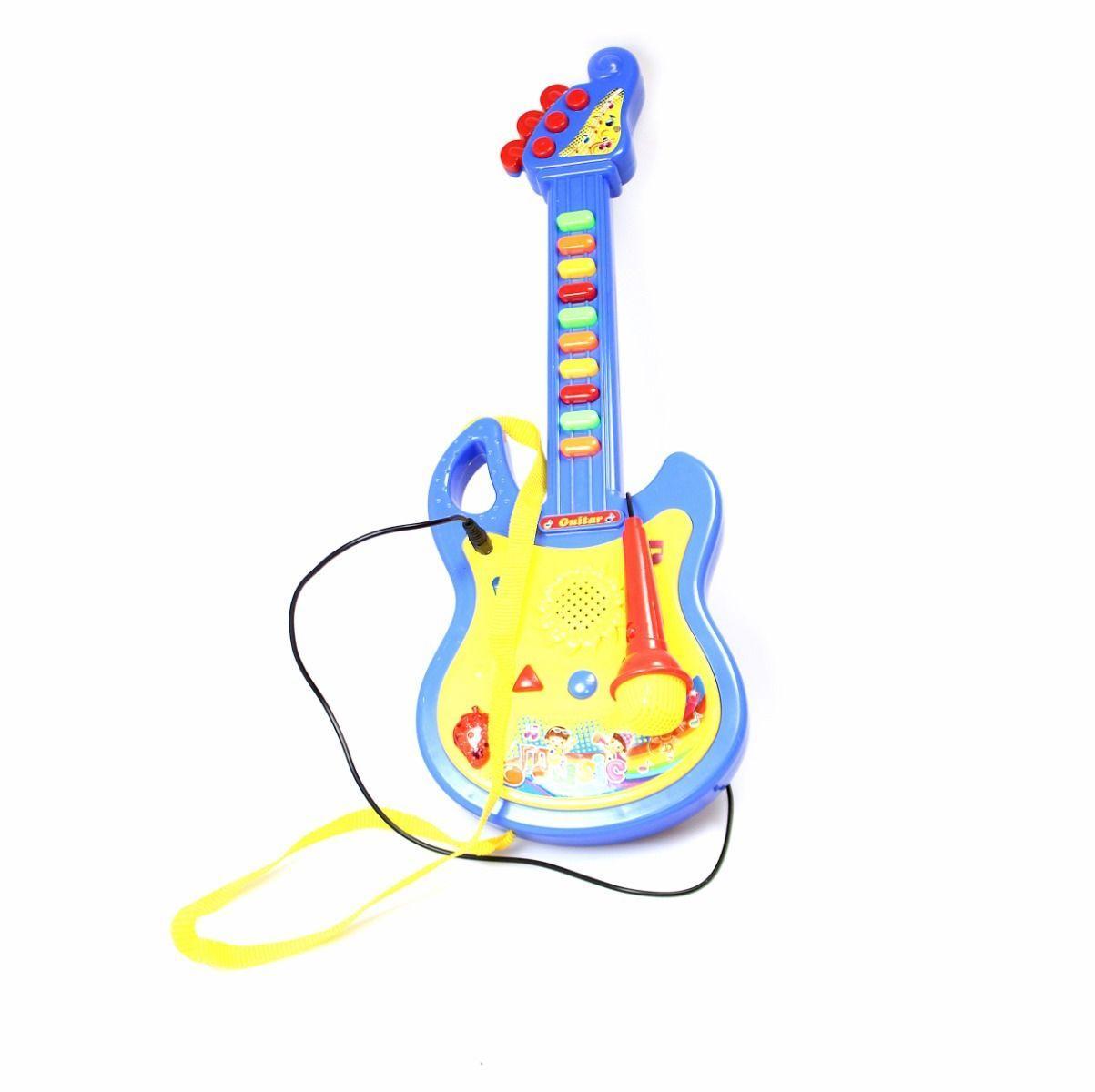 Kids MUSICAL GUITAR, Real Feel Keys & MICROPHONE, Built in Demonstration Music   3490 (Parcel Rate)