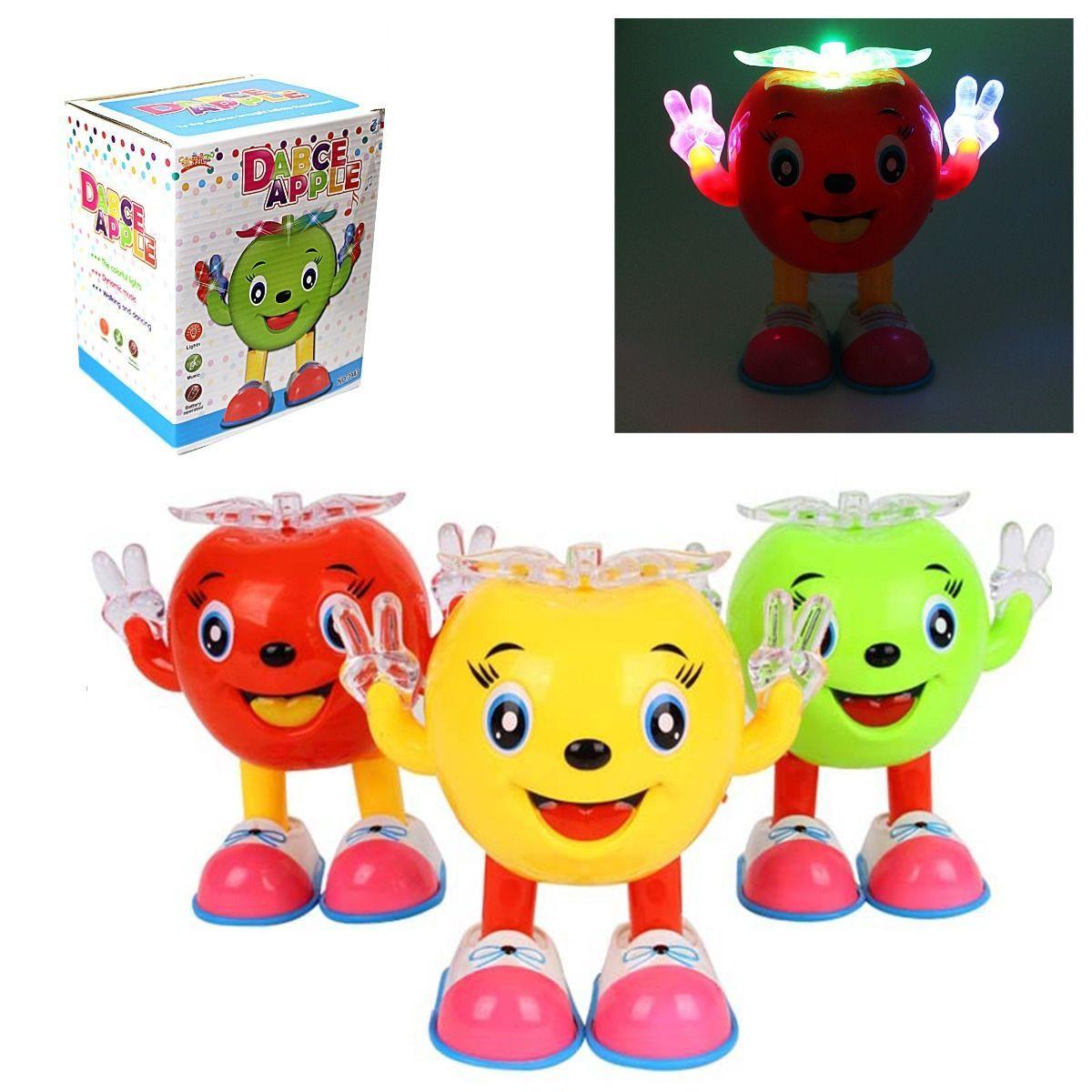 Childrens Walking & Dancing Moving Apple Light Up & Music Battery Operated 3yr+   1990 (Parcel Rate)