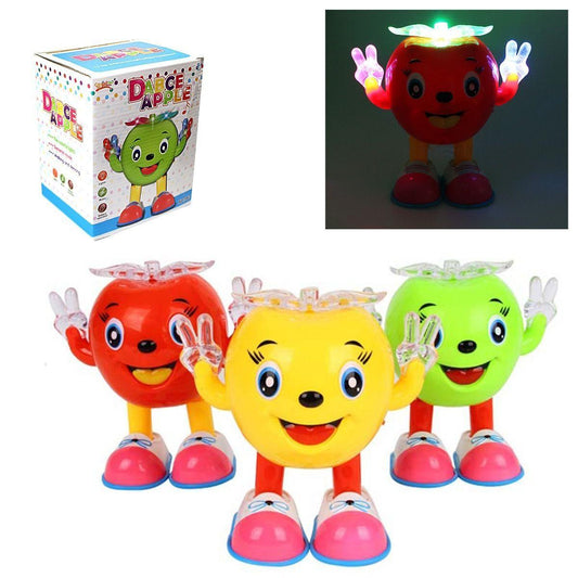 Childrens Walking & Dancing Moving Apple Light Up & Music Battery Operated 3yr+   1990 (Parcel Rate)