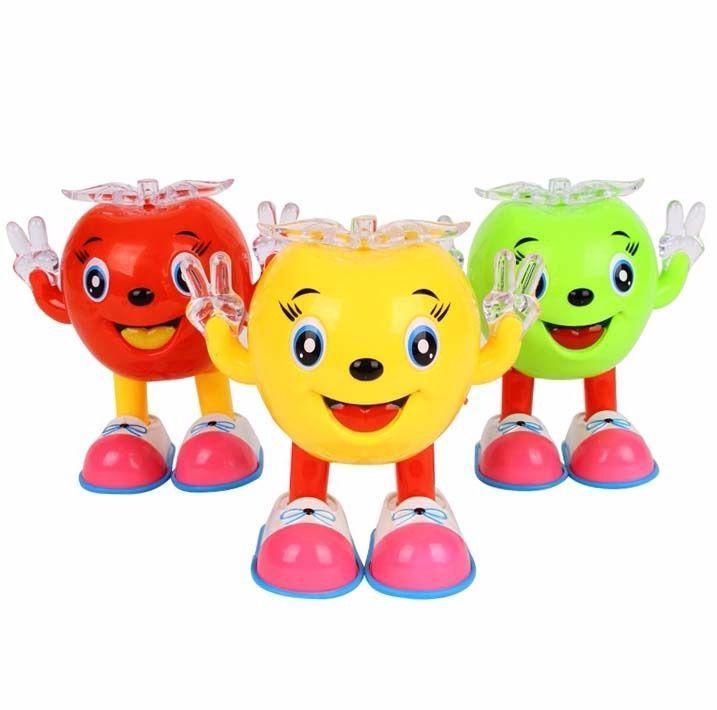 Childrens Walking & Dancing Moving Apple Light Up & Music Battery Operated 3yr+   1990 (Parcel Rate)