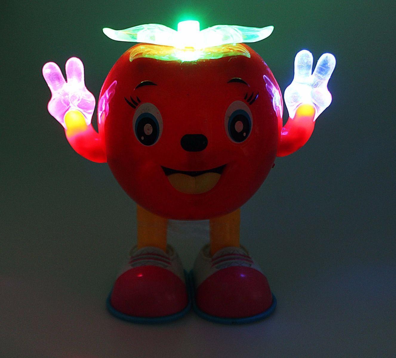 Childrens Walking & Dancing Moving Apple Light Up & Music Battery Operated 3yr+   1990 (Parcel Rate)