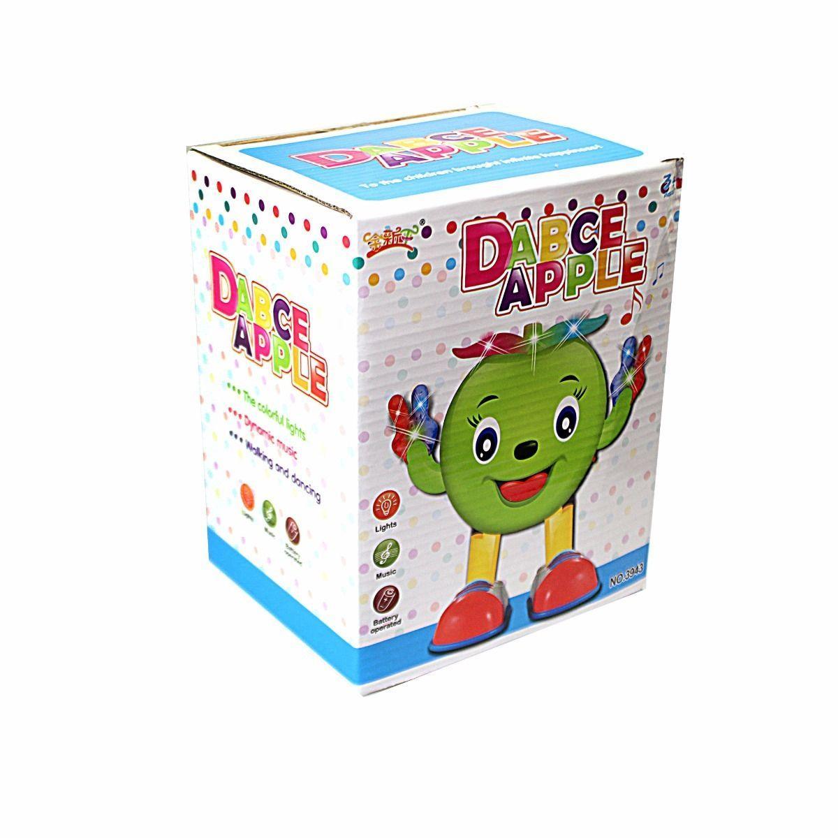 Childrens Walking & Dancing Moving Apple Light Up & Music Battery Operated 3yr+   1990 (Parcel Rate)