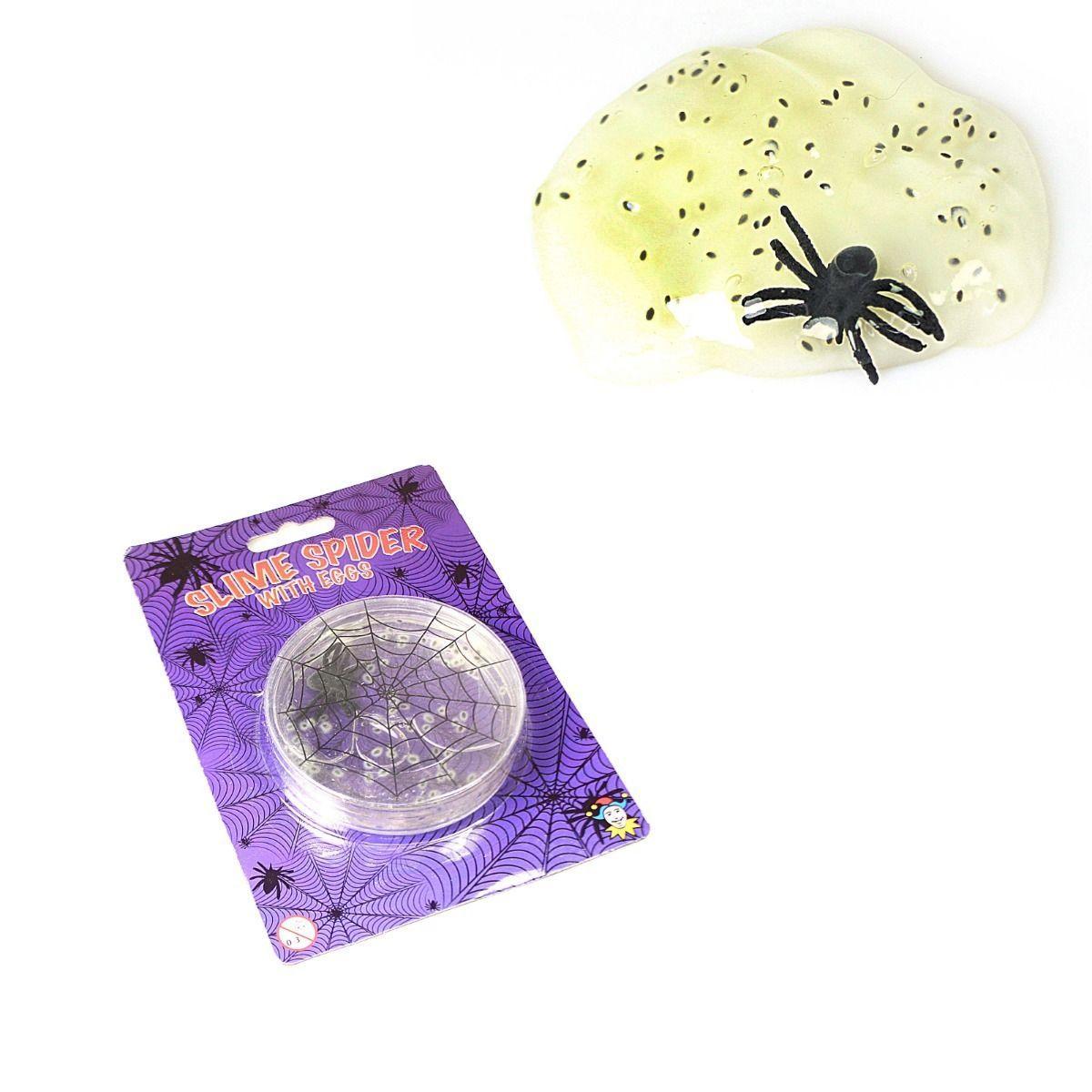 Mischievous Spider With Eggs In Slime Party Trick Jokes Gags Party Bag Filler Toy 4280 (Parcel Rate)