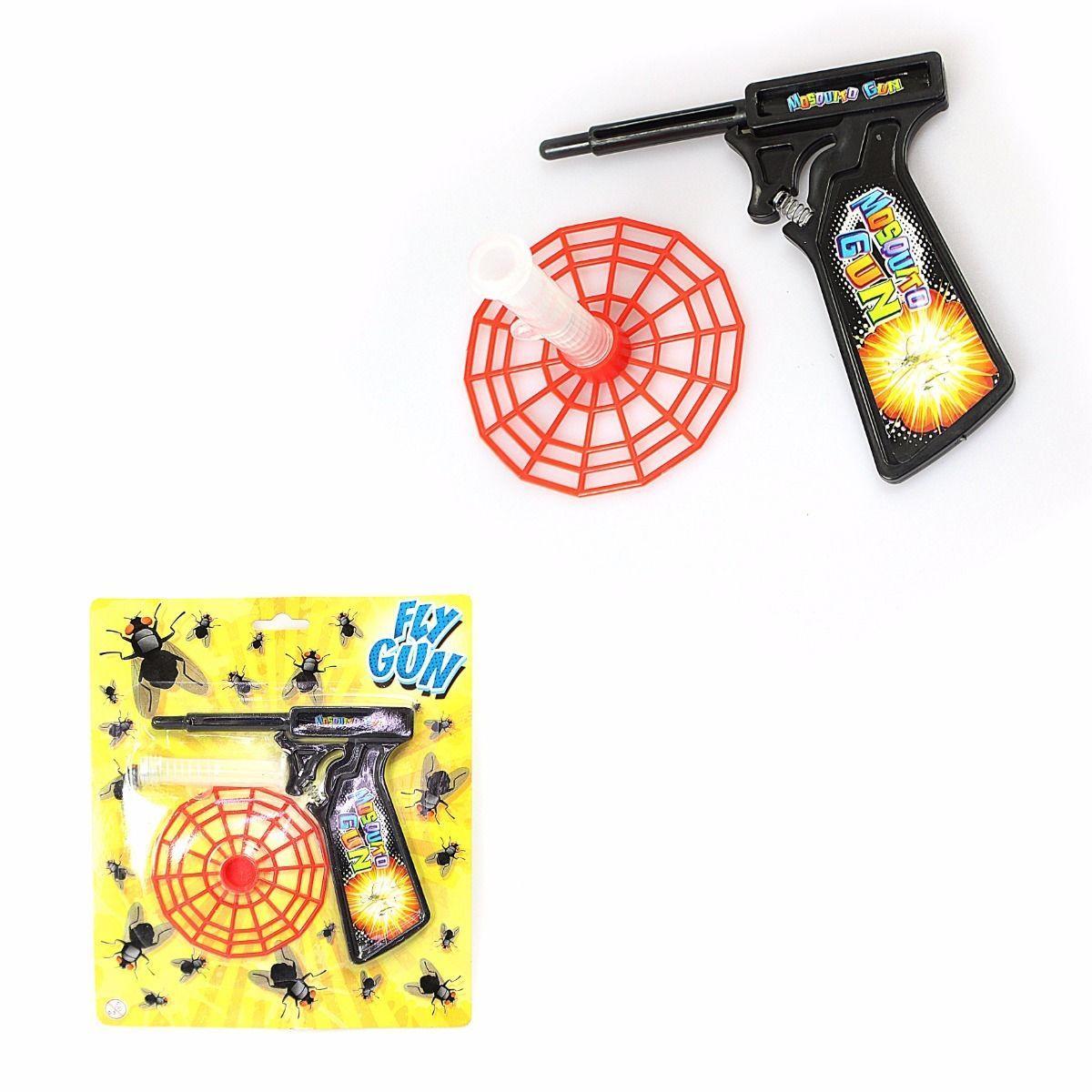 FLY SWATTER GUN -Fly Gun Pistol, SPRING LOADED Bug Killer, Mosquito Repeller Gun T79076 (Large Letter Rate)