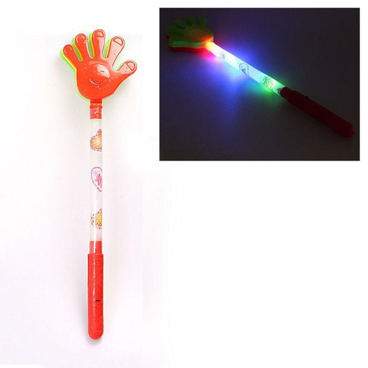 Childrens Flashing Glow LED Light Up Clap Hands Wand Party Bags Toy 4137 (Parcel Rate)
