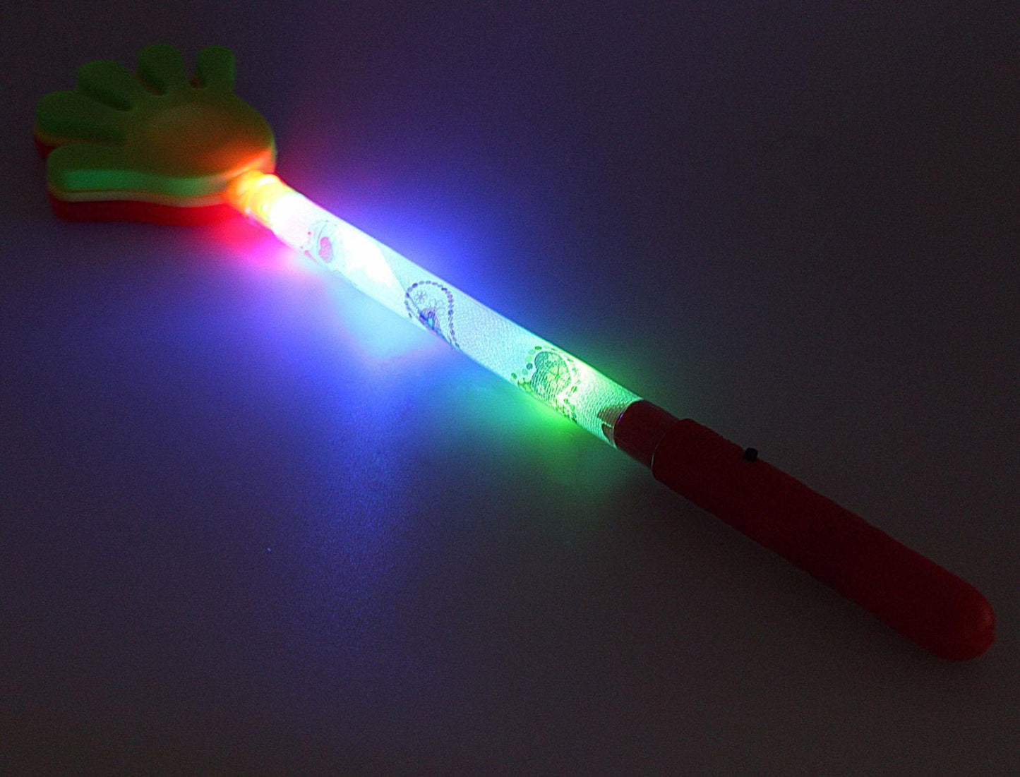 Childrens Flashing Glow LED Light Up Clap Hands Wand Party Bags Toy 4137 (Parcel Rate)