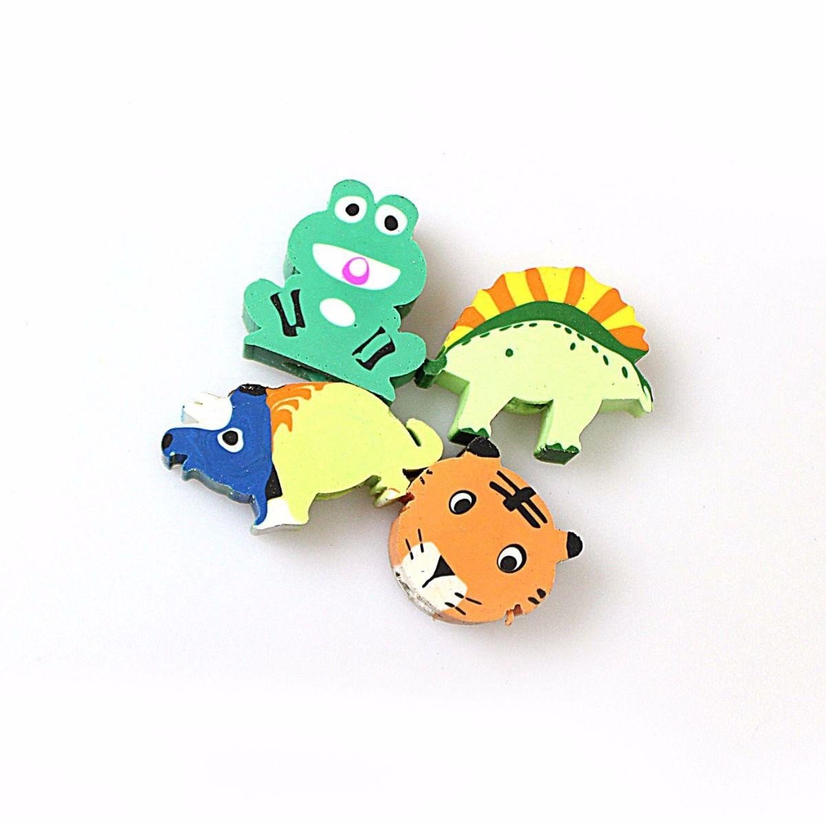 Children's Writing Novelty Pencils With Animal Erasers (Parcel Rate)