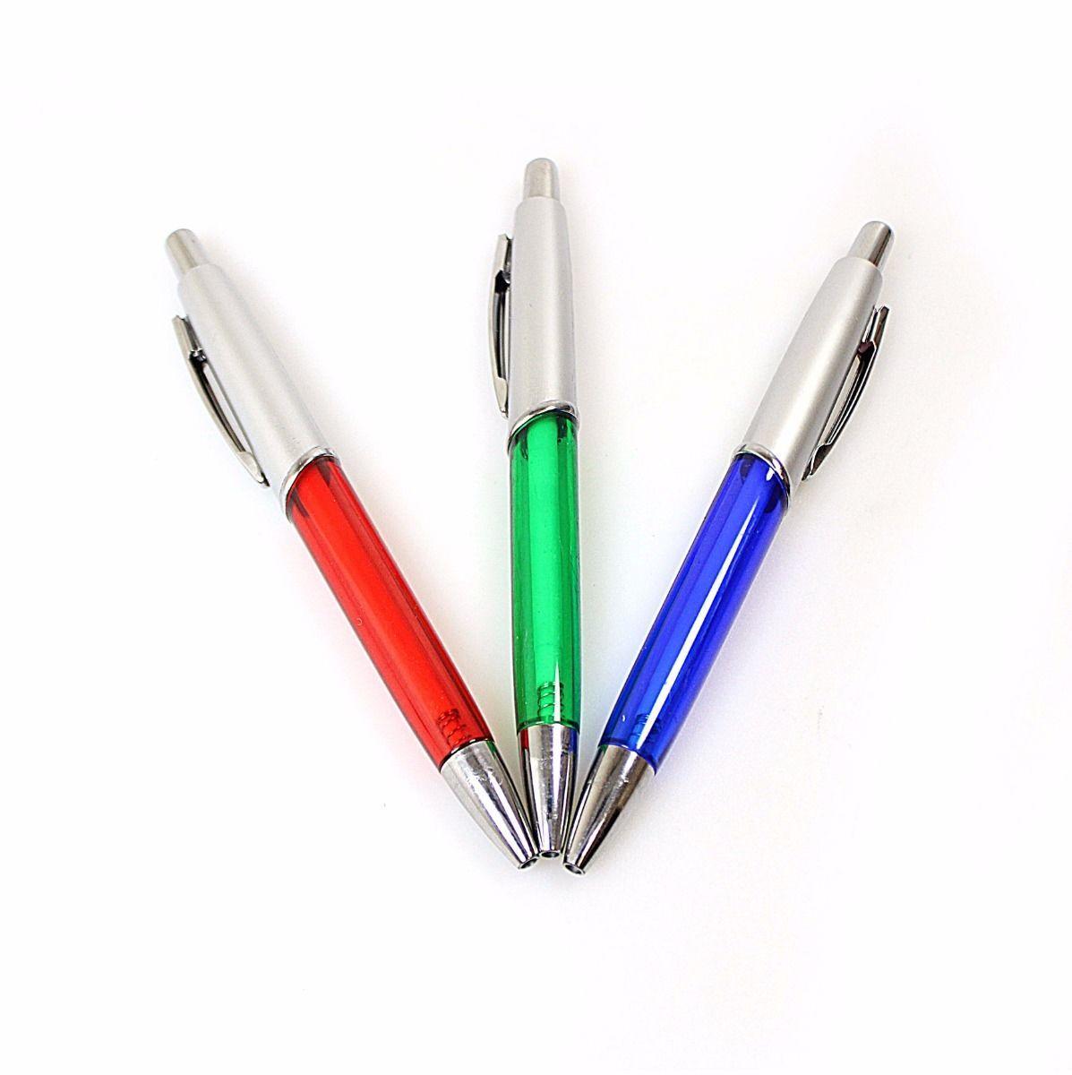 60 Pack Blue Ball Point Click Pens With Clip Holder Home School Office Stationery 3001 (Parcel Rate)