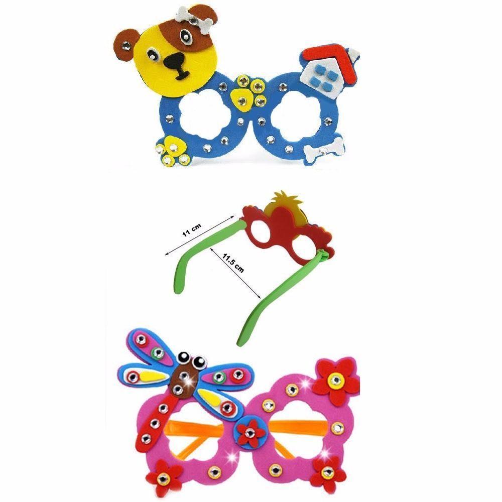 Kids Make Your Own Dog Glasses Full Kit Party Bags Birthday Gift Art & Crafts 3694 (Parcel Rate)