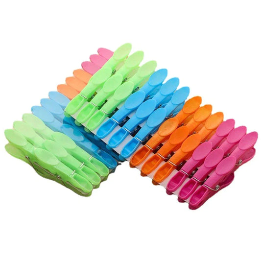 Plastic Laundry Clothes Pegs 8 cm Pack of 24 7003 (Parcel Rate)
