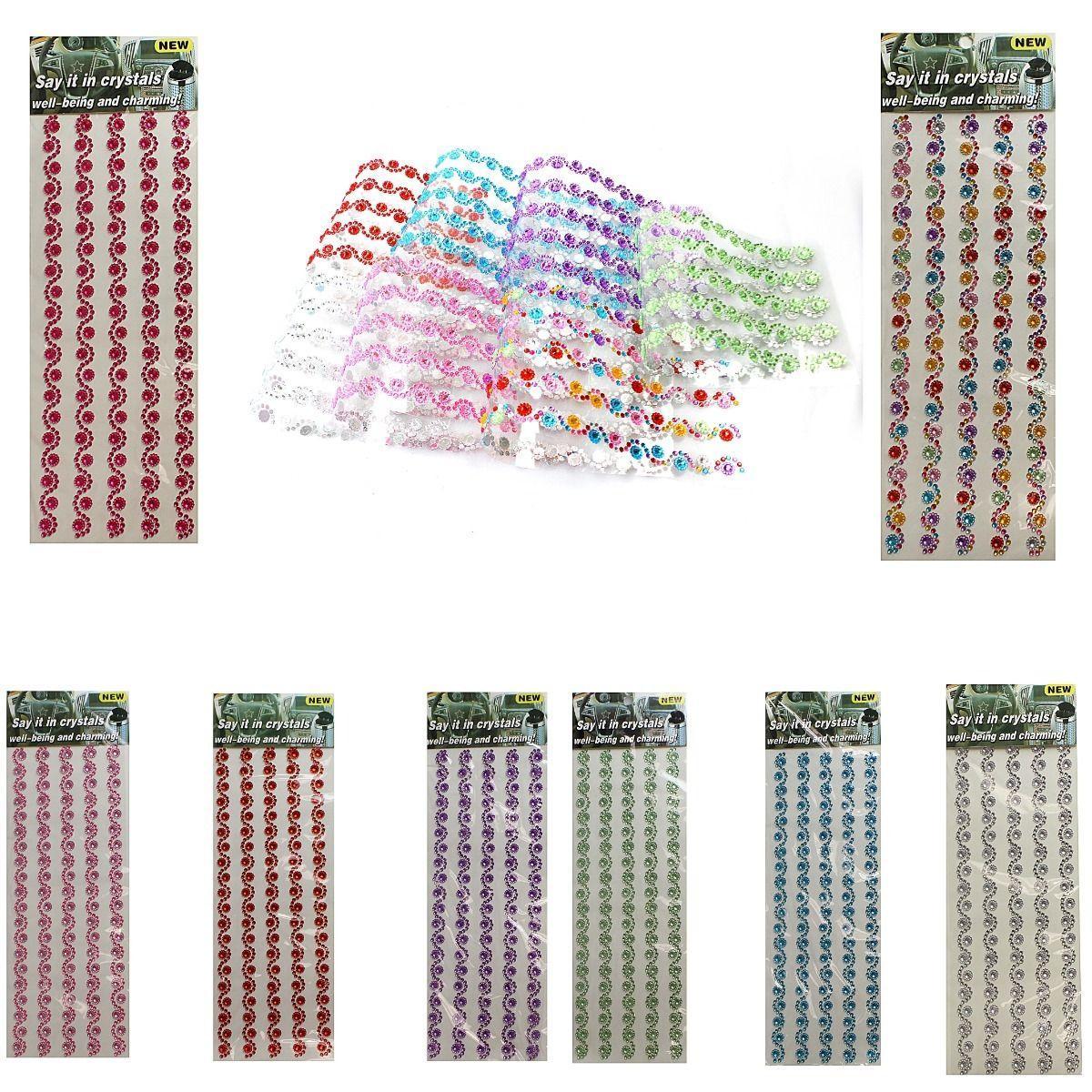 CHAIN DECO 3D GEMS & STONES -Decorate Furniture, Jewellery Box, Card Making   3493