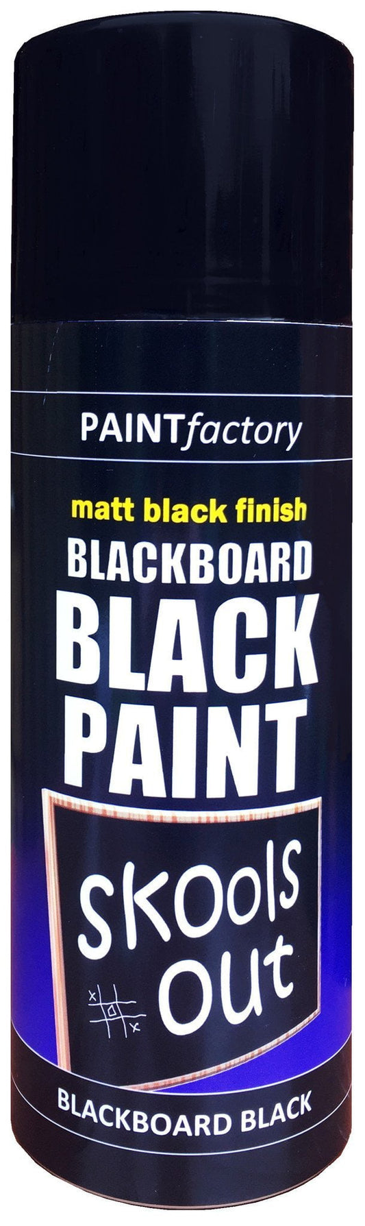 Paint Factory Matt Black Blackboard Paint 400ml 2561 (Parcel Rate)
