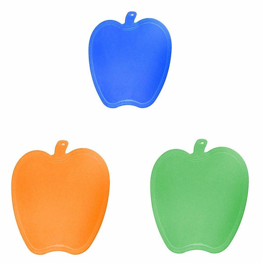 24cm Apple Shaped Hygienic Cutting Chopping Board For Meat Fish Veg  3275 (Parcel Rate)