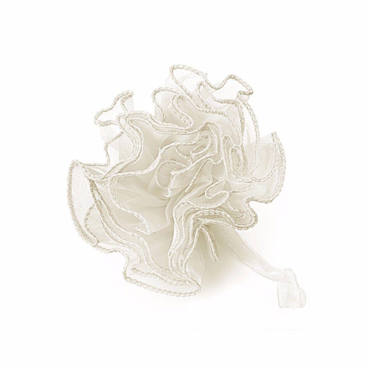 Set Of 2 Rose Floral Corsage Shaped Magnetic Curtain Tie Back Curtain Voiles  1771 (Parcel Rate)