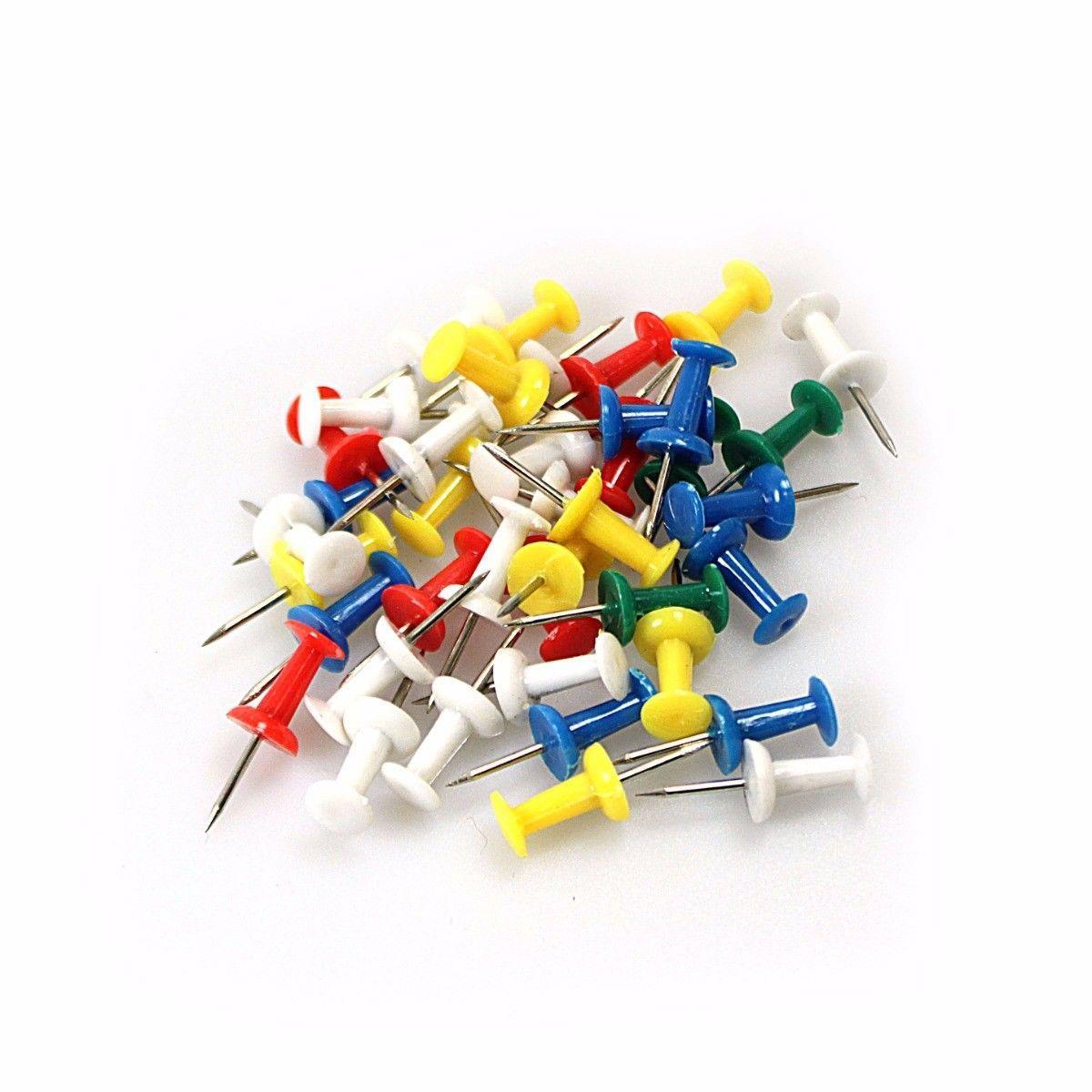 Assorted Pack BOARD TACKS -Coloured MAP Pins, Noticeboard Marker Push Pins   2192 (Large Letter Rate)