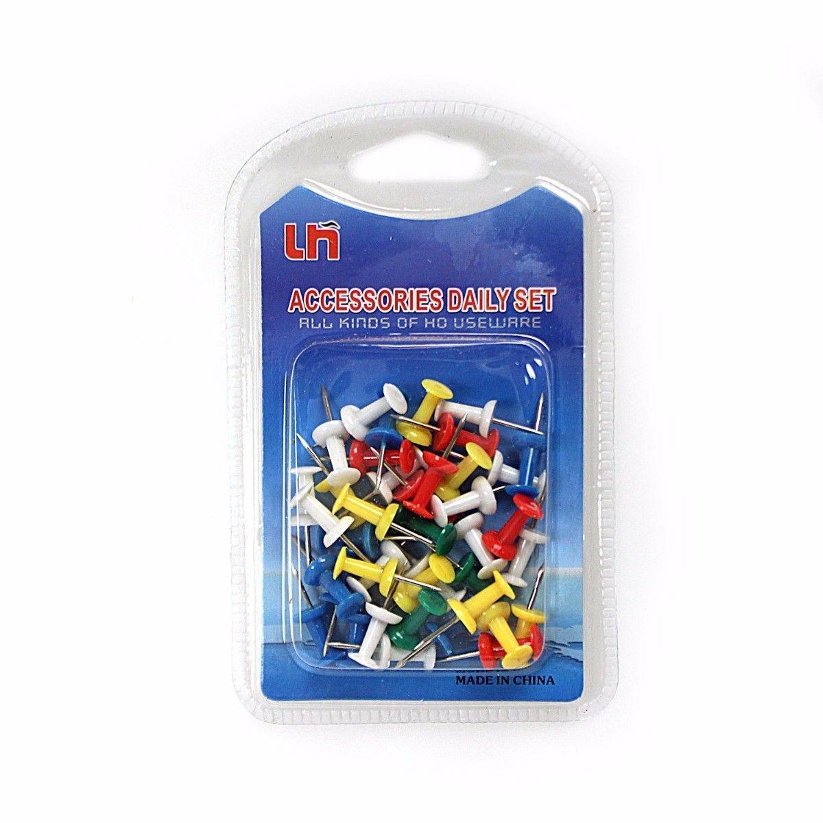 Assorted Pack BOARD TACKS -Coloured MAP Pins, Noticeboard Marker Push Pins   2192 (Large Letter Rate)