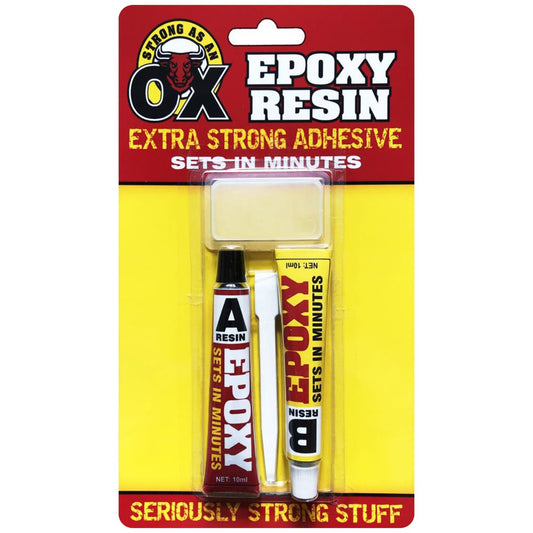 SAAO Twin Pack Epoxy Resin (A) + Hardener (B) 2 x 10g 2950 (Parcel Rate)