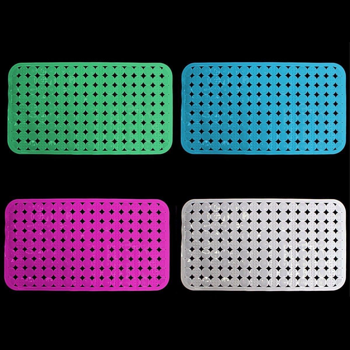 Plastic Protection Bath Mat PVC Anti Skid Water Resistant Bath Mat 67cm x 37cm  4153 (Parcel Rate)