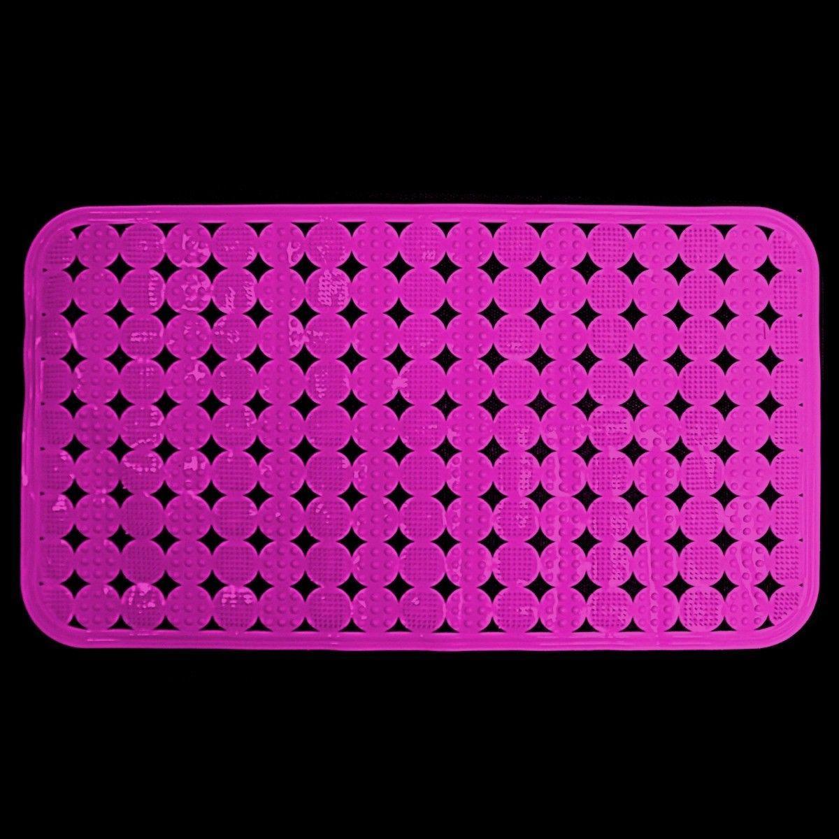 Plastic Protection Bath Mat PVC Anti Skid Water Resistant Bath Mat 67cm x 37cm  4153 (Parcel Rate)