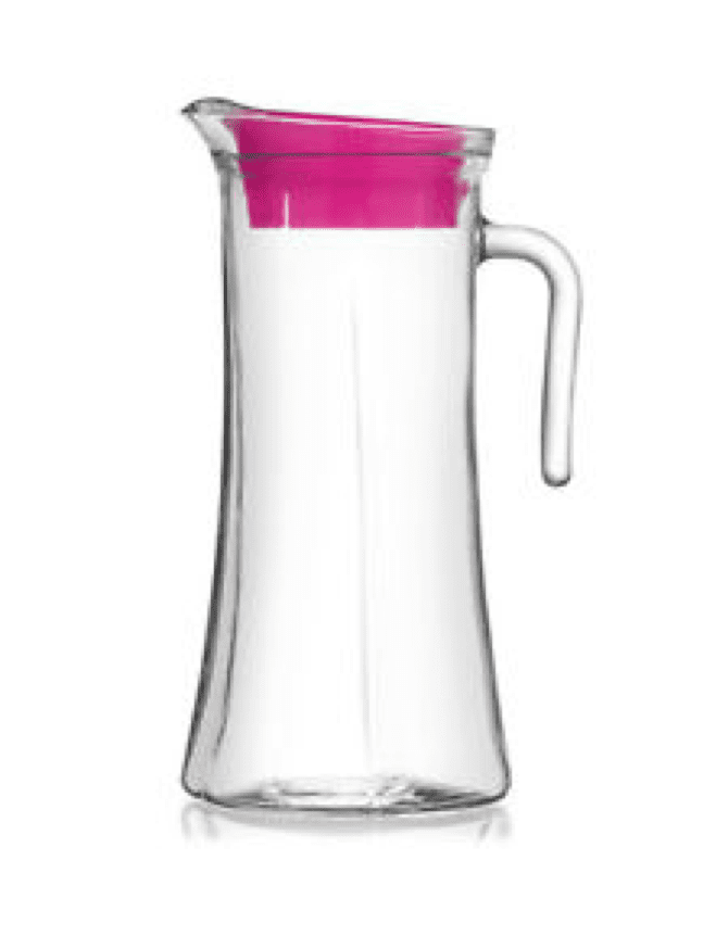 Truva Glass Jug with Lid 1400cc Kitchen Home TRU140PK0 (Parcel Rate)