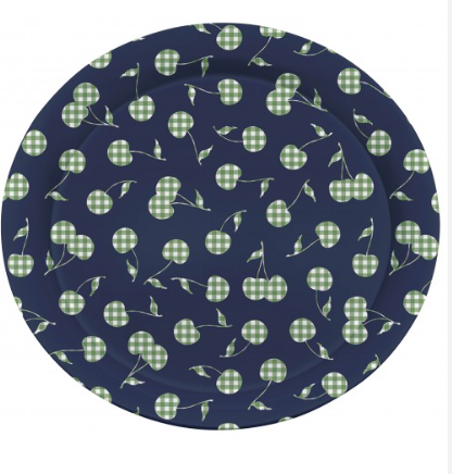 Melamine Round Tray Size:1 Assorted Designs Random Sent ALB1820 (Parcel Rate)