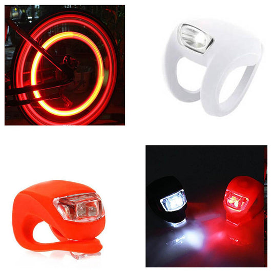 1 LED Bike Light Set Suitable For All Bikes 0529 (Large Letter Rate)