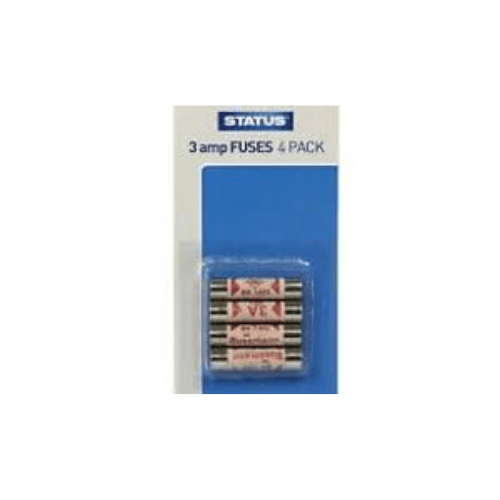 Value Pack Fuses 3 Amp Pack Of 4 Home Diy 0258 (Large Letter Rate)