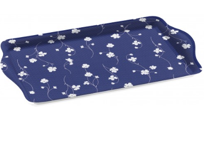 Melamine Tray Rectangle 24 x 40cm Assorted Designs Random Sent ALB4120 (Parcel Rate)