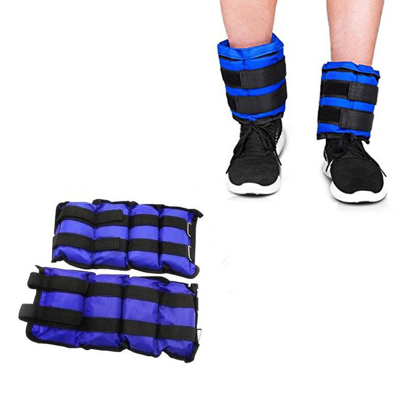 2 x Ankle Weights Adjustable Ankle/Wrist Leg Weights Exercise Weights 3kg 4435 (Parcel Rate)