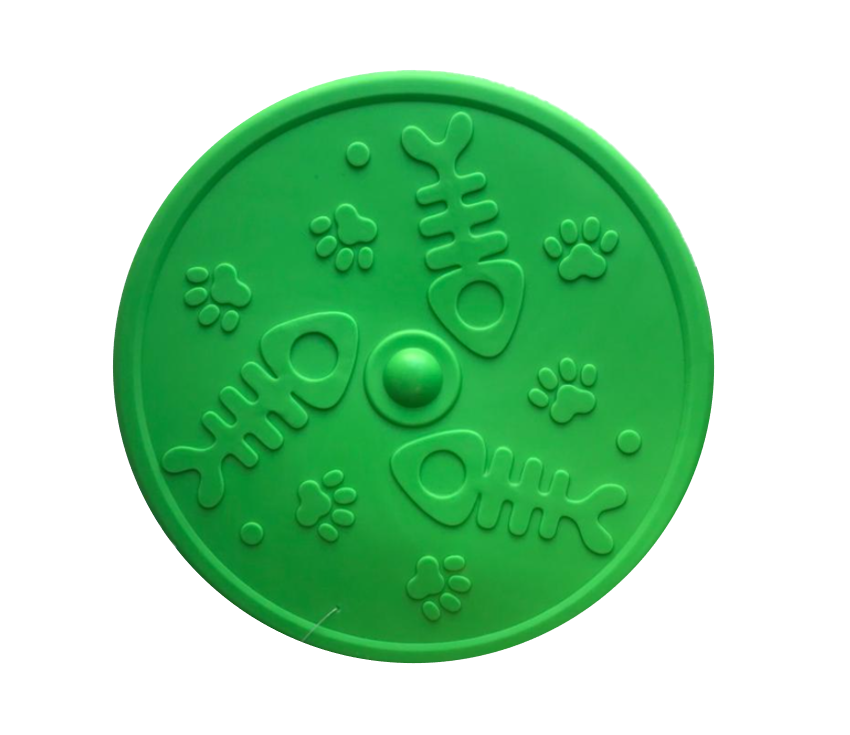 Dog Pet Training Soft Throwing Frisbee Flying Disc Assorted Colours 3043 (Parcel Rate)