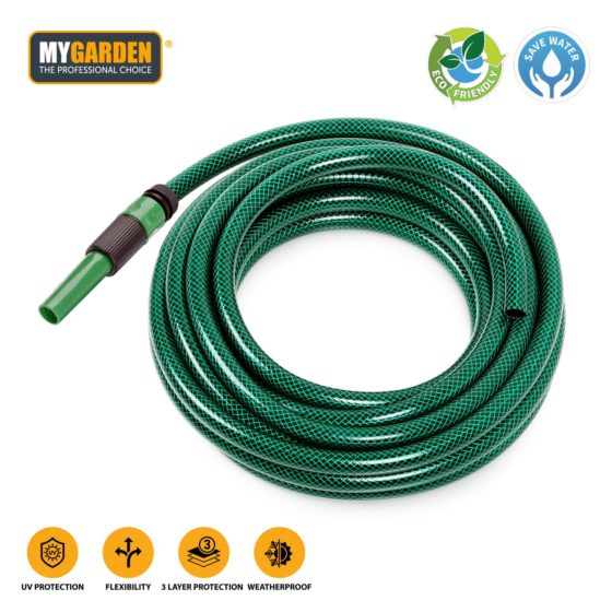 Garden Hose Pipe with Fitting 15 m 3107 (Parcel Rate)
