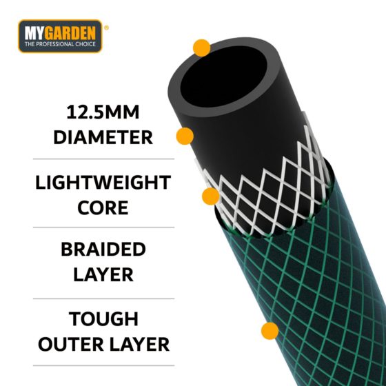 Garden Hose Pipe with Fitting 15 m 3107 (Parcel Rate)