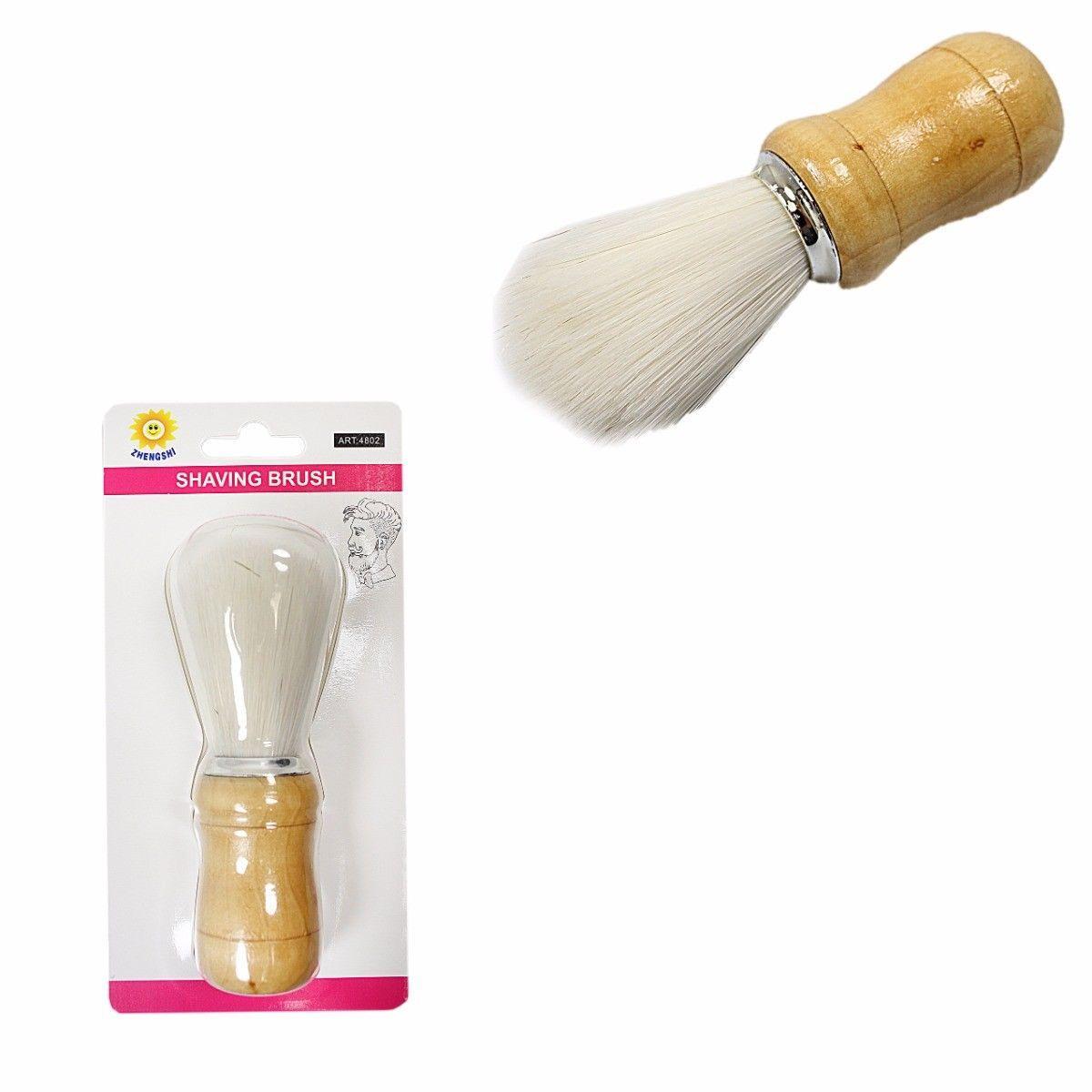 Badger Style Shaving Brush Wooden Handle Grooming Beauty 4802 (Parcel Rate)
