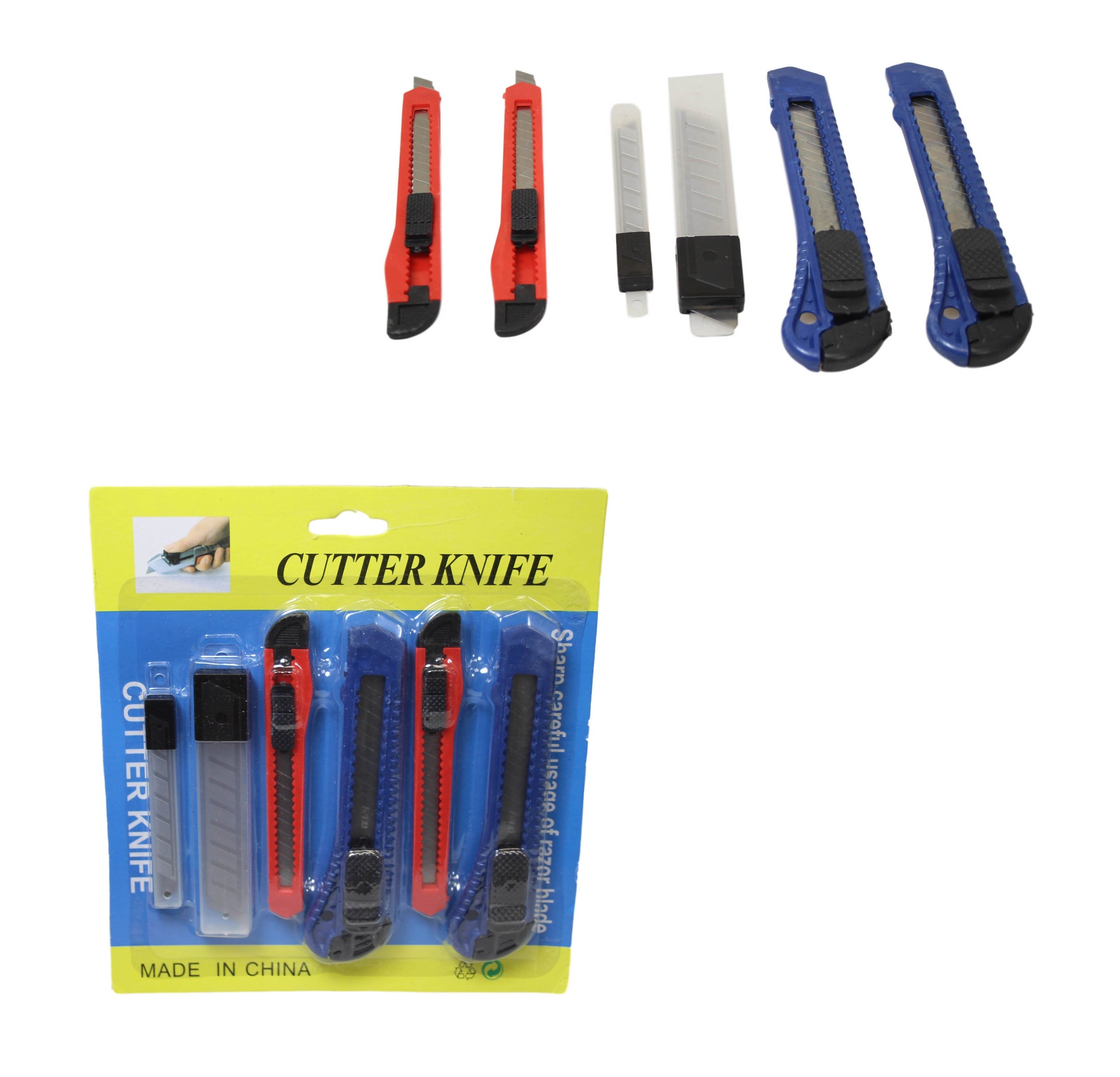 Assorted Sizes Knife Cutter Set With Blades Indoor DIY Builders Knife ...
