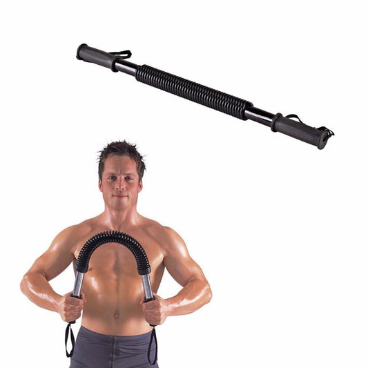 Flexible Power Twister KG Stretch Spring Bendy Bar Gym Exercise 50kg Health 1952 (Parcel Rate)