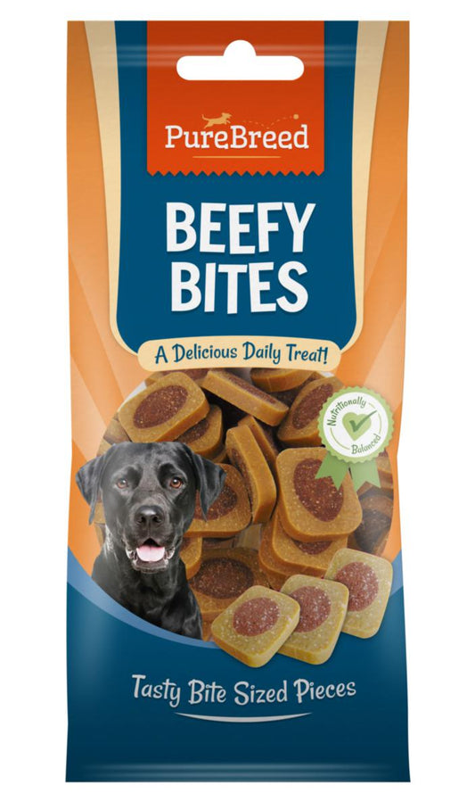 Dog Treats Beefy Bites Daily Treats Pet Food 316965 (Parcel Rate)