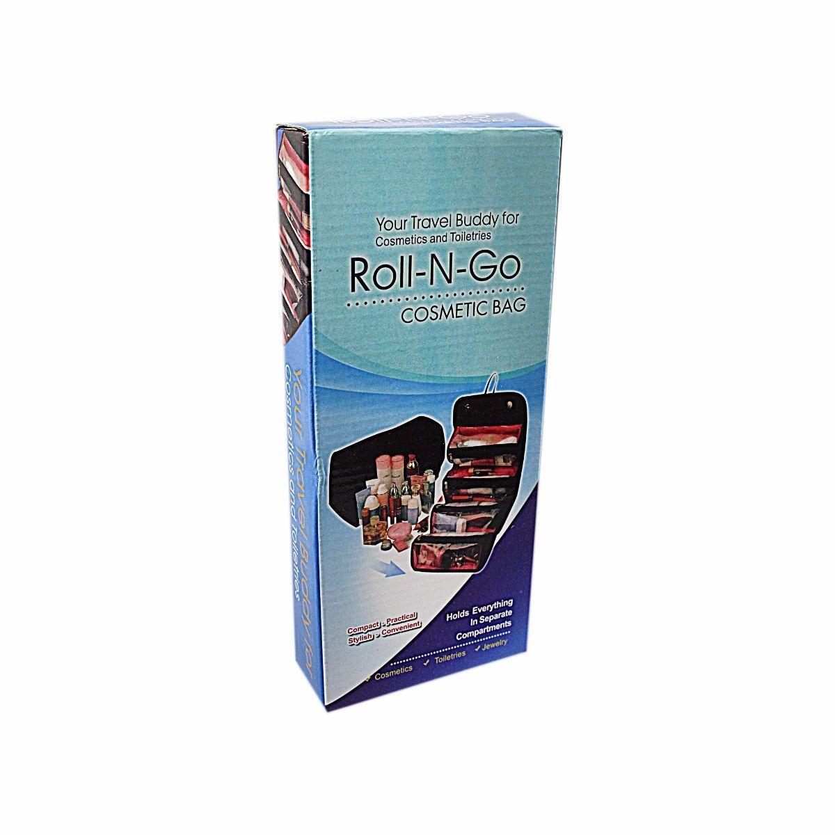 Roll-N-Go Makeup Cosmetic Bag Roll Up Tvl Pouch Home Beauty 4087 (Parcel Rate)
